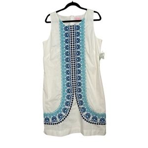 Lilly Pulitzer “ Stephanie Shift “ sleeveless dress women’s size 14